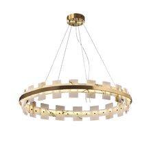 将图片加载到图库查看器,Art Nordic atmosphere & full copper marble lamp