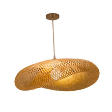 Charger l&#39;image dans la galerie, Art Bamboo &amp; Pendant Woven Lamp
