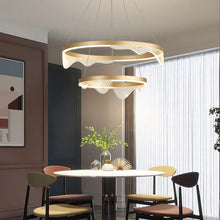 将图片加载到图库查看器，Art &amp; Luxury Round Rings Lamp
