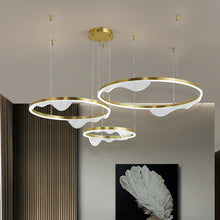 将图片加载到图库查看器，Art &amp; Luxury Round Rings Lamp
